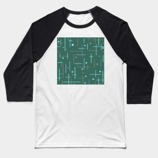 Sticks and Stones Abstract Baseball T-Shirt